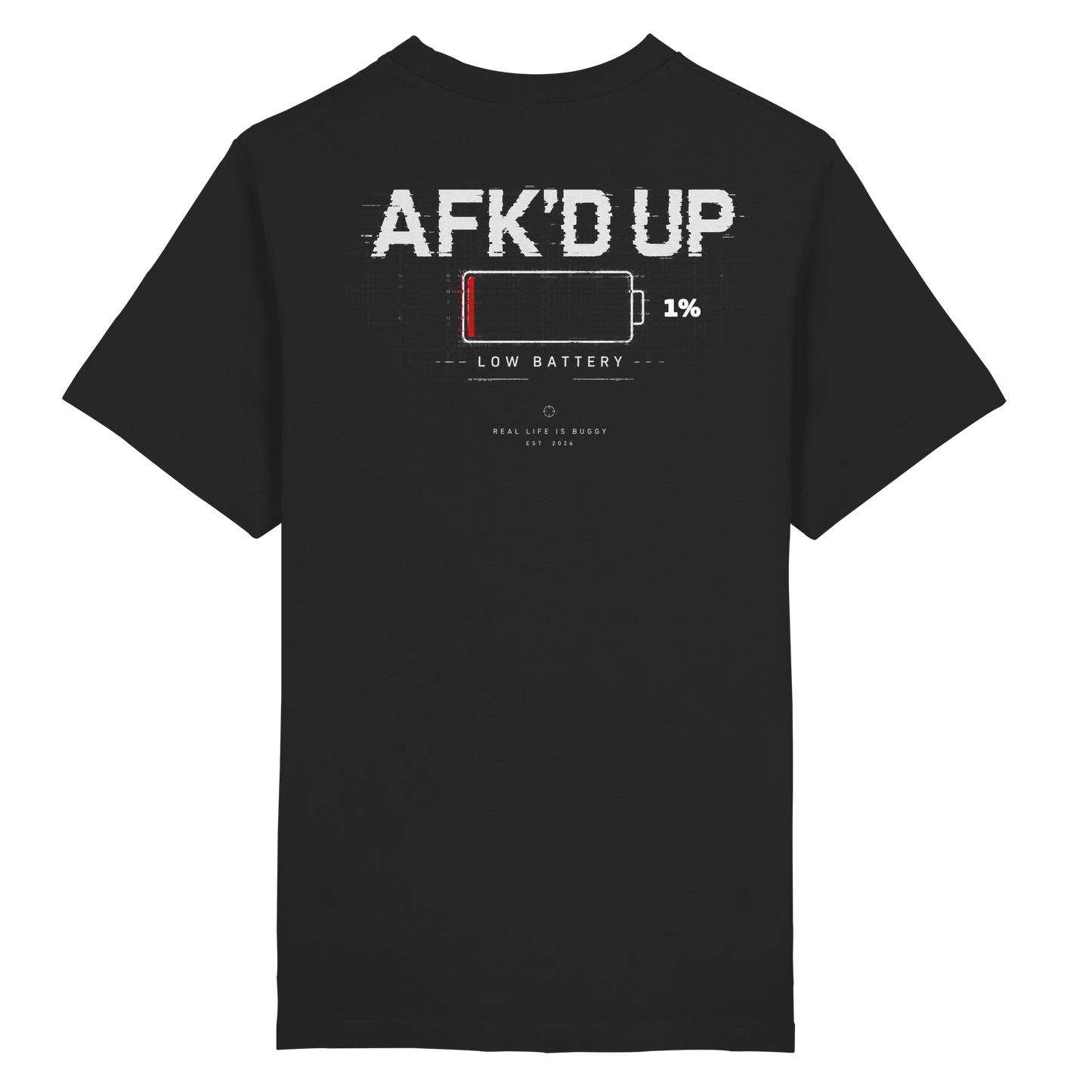Low Battery - Heavy Oversized Organic Shirt