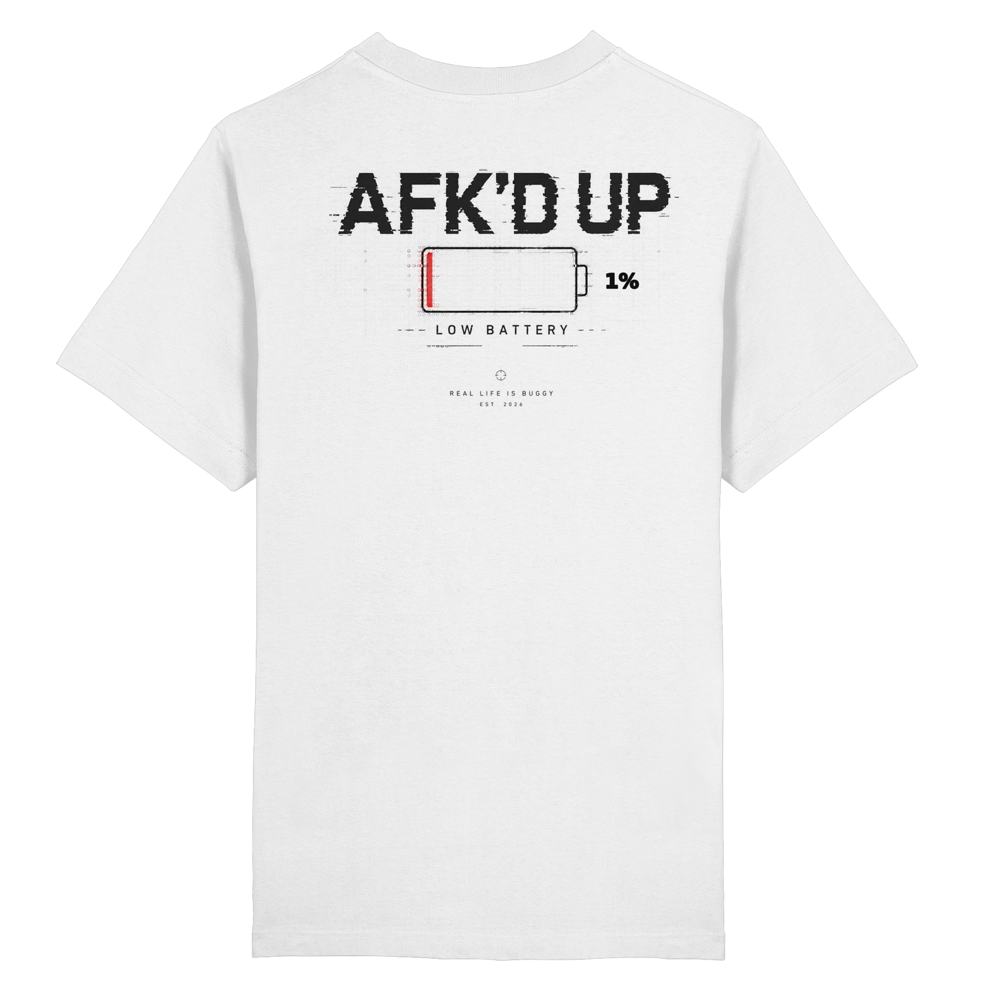 Low Battery - Heavy Oversized Organic Shirt